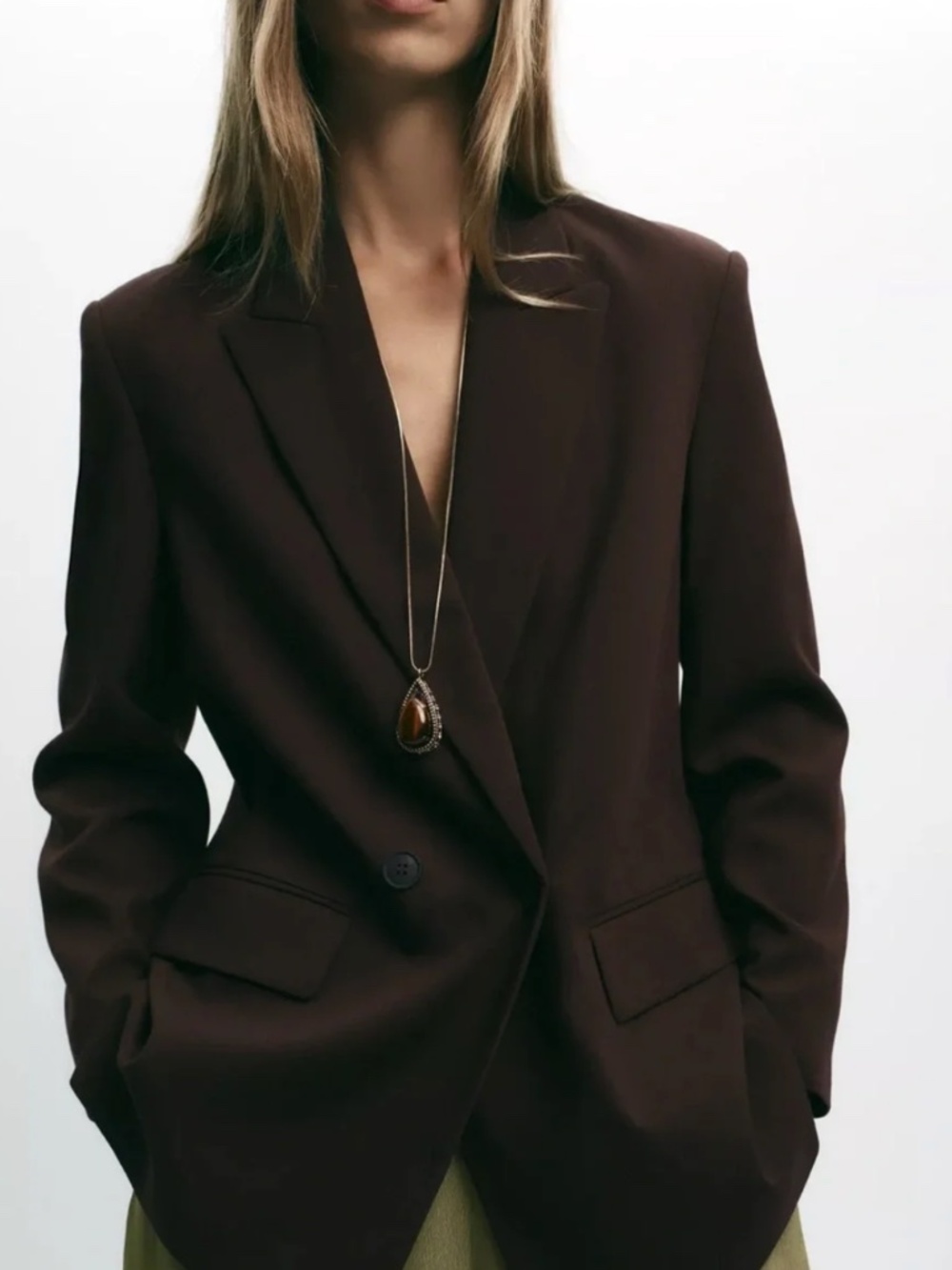 ZARA DOUBLE BREASTED BLAZER
